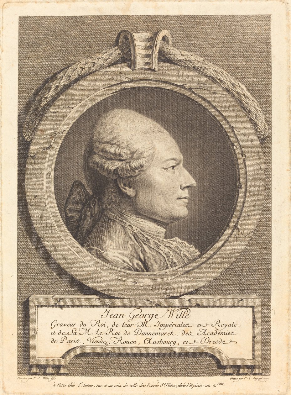 Jean George Wille tekijältä Pierre Charles Ingouf after Pierre Alexandre Wille