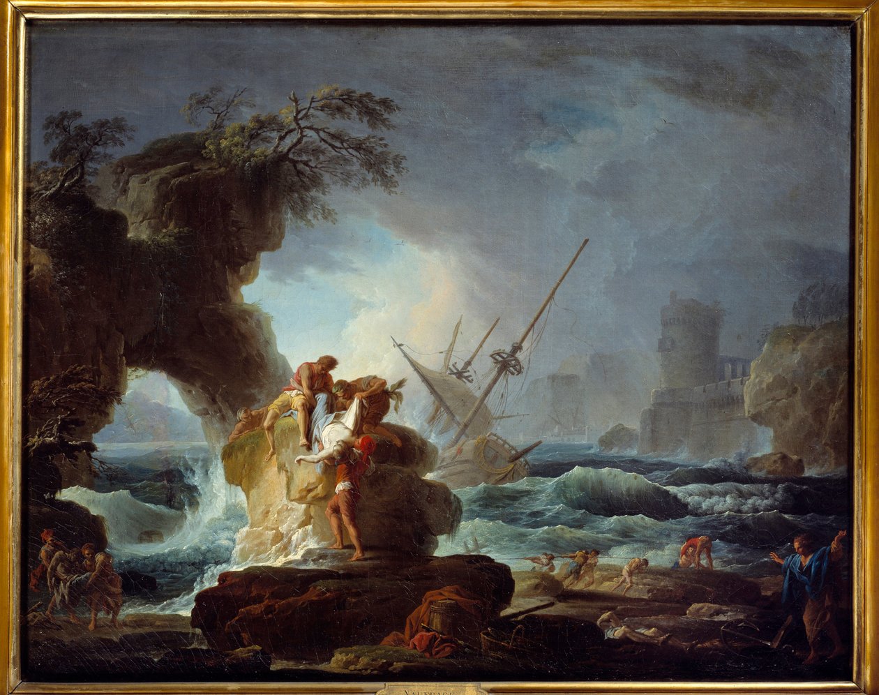Tuhota. Pierre Charles Le Mettayn (1726-1759) maalaus tekijältä Pierre Charles Le Mettay