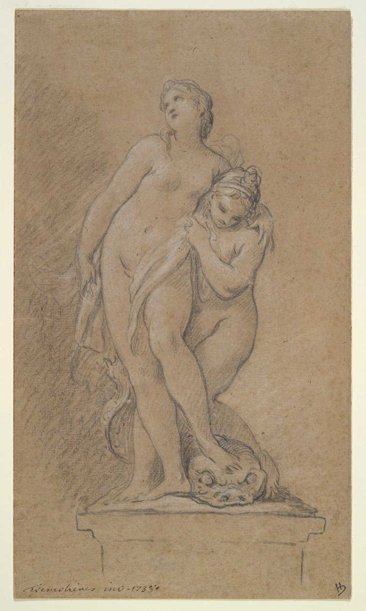 Nereidin tukema Venus tekijältä Pierre Charles Tremolieres