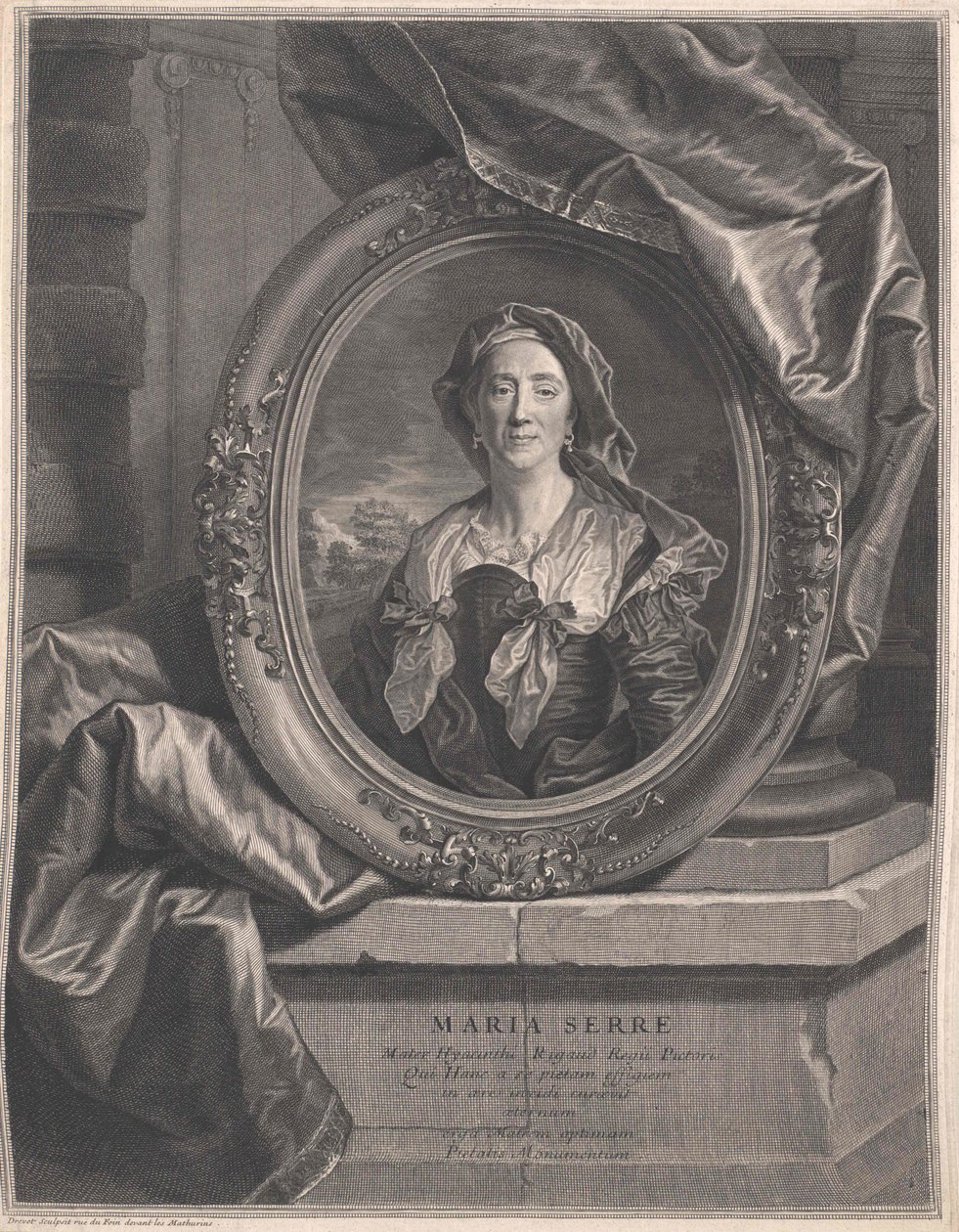 Marie Serre (tulosta) tekijältä Pierre Drevet