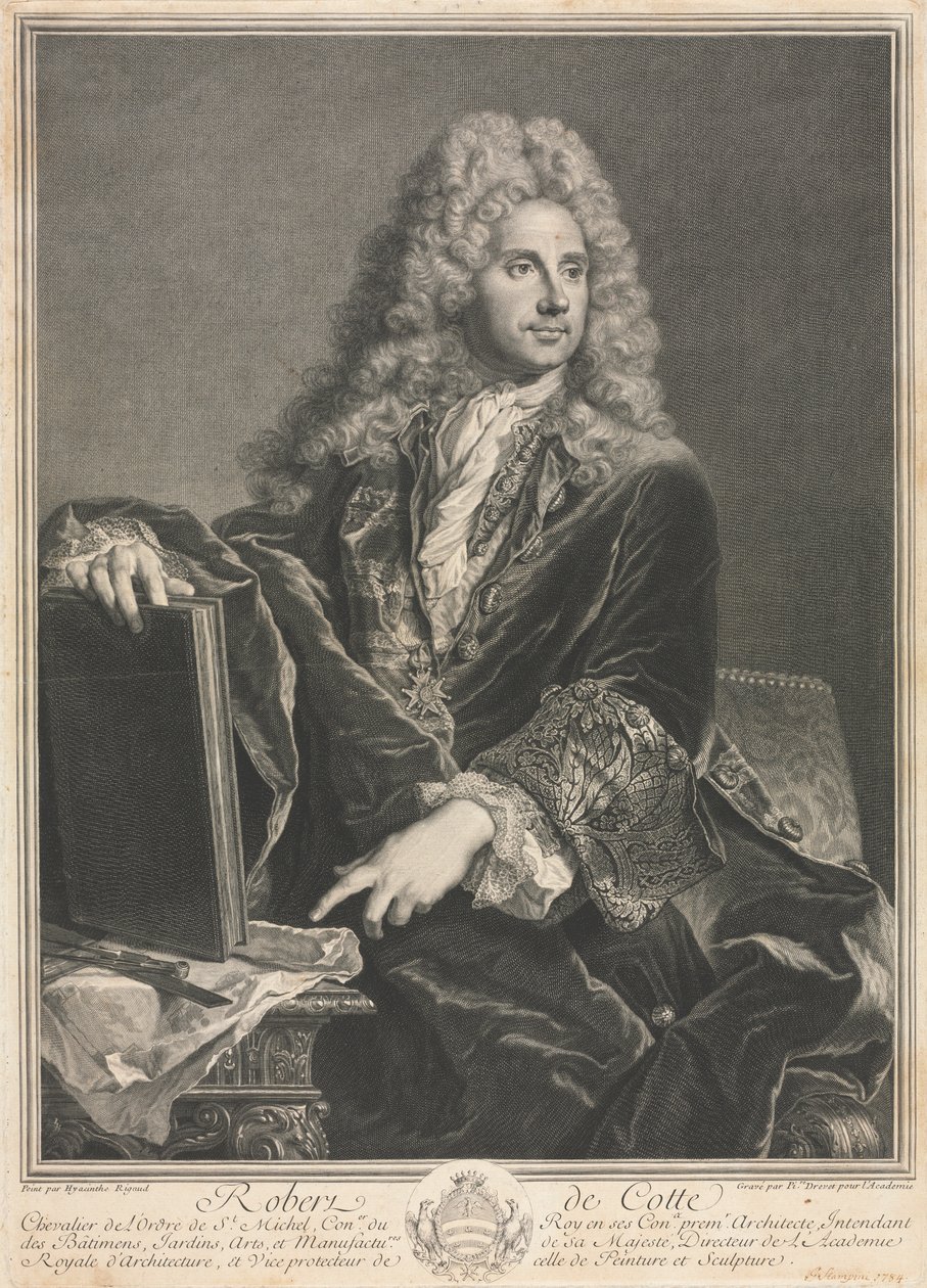Retrat de Robert de Cottefinnish tekijältä Pierre Drevet
