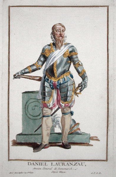 Daniel Laurenza teoksesta "Receuil des Estampes, Representant des Rangs et des Dignites, kaikkien olemassa olevien kansakuntien puvun mukaan", julkaistu 1780 (käsinvärinen kaiverrus) tekijältä Pierre Duflos