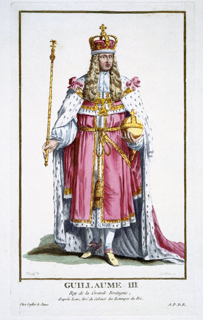 William III (1650-1702) Orangesta, 1780 tekijältä Pierre Duflos