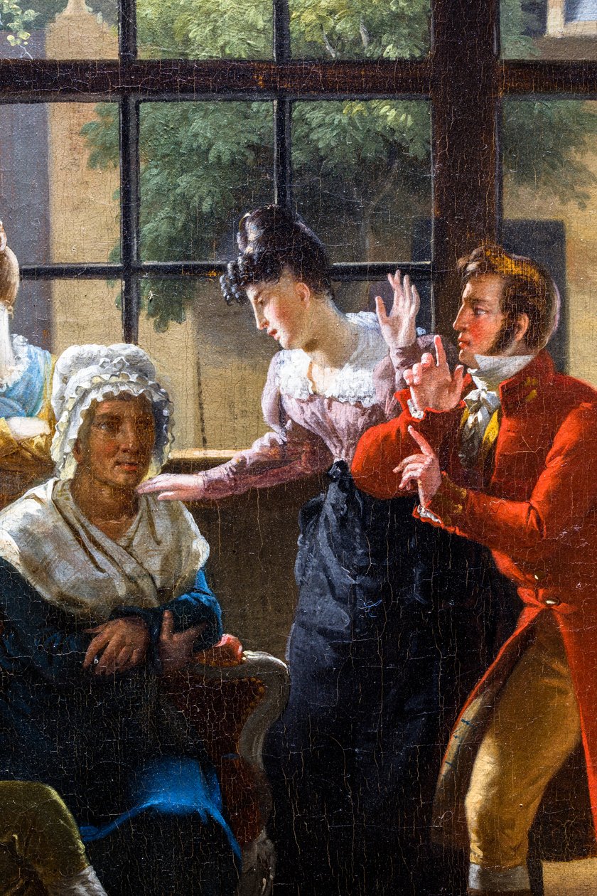 Cancans at the Doorwoman tekijältä Pierre Duval Le Camus