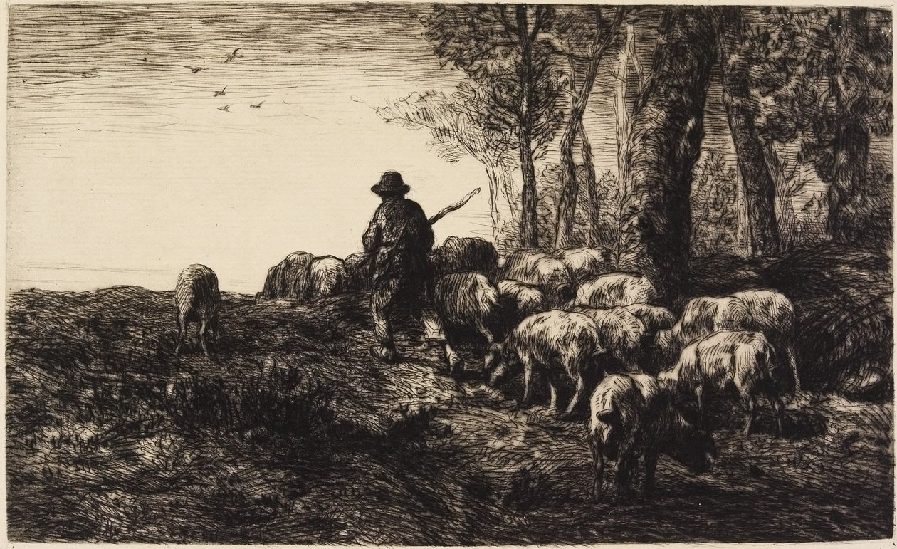 Hiljaisuus ja yö metsässä tekijältä Pierre Edmond Alexandre Hedouin