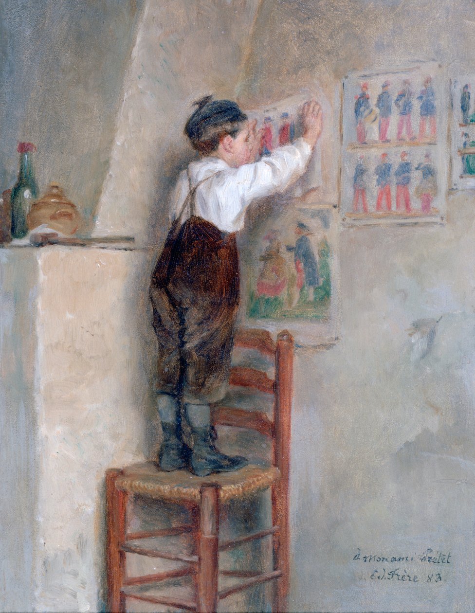 Luokassa, 1883 tekijältä Pierre Edouard Frere