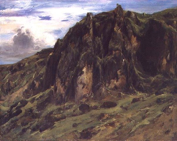 Maisema Auvergnessa tekijältä Pierre Etienne Theodore Rousseau