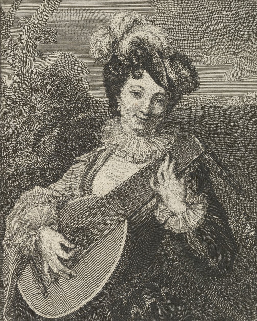 Espanjalaista hauskaa, 1700-luku. tekijältä Pierre François Basan