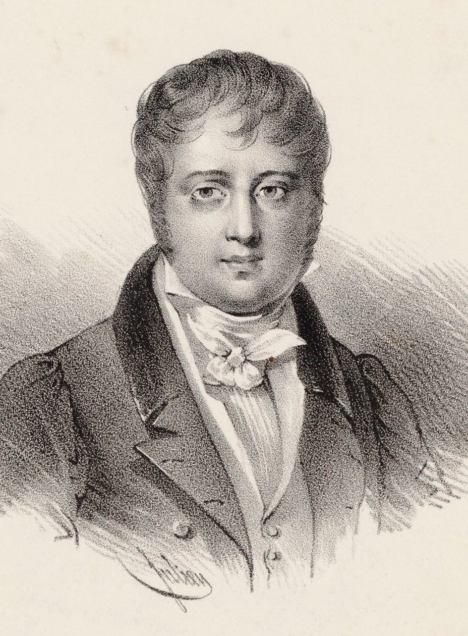 Muotokuva säveltäjä Nicolò Isouardista 1775-1818. tekijältä Pierre François Ducarme