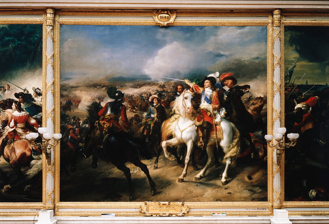 "Lensin taistelu", 28. elokuuta 1648 1800-luku tekijältä Pierre Franque