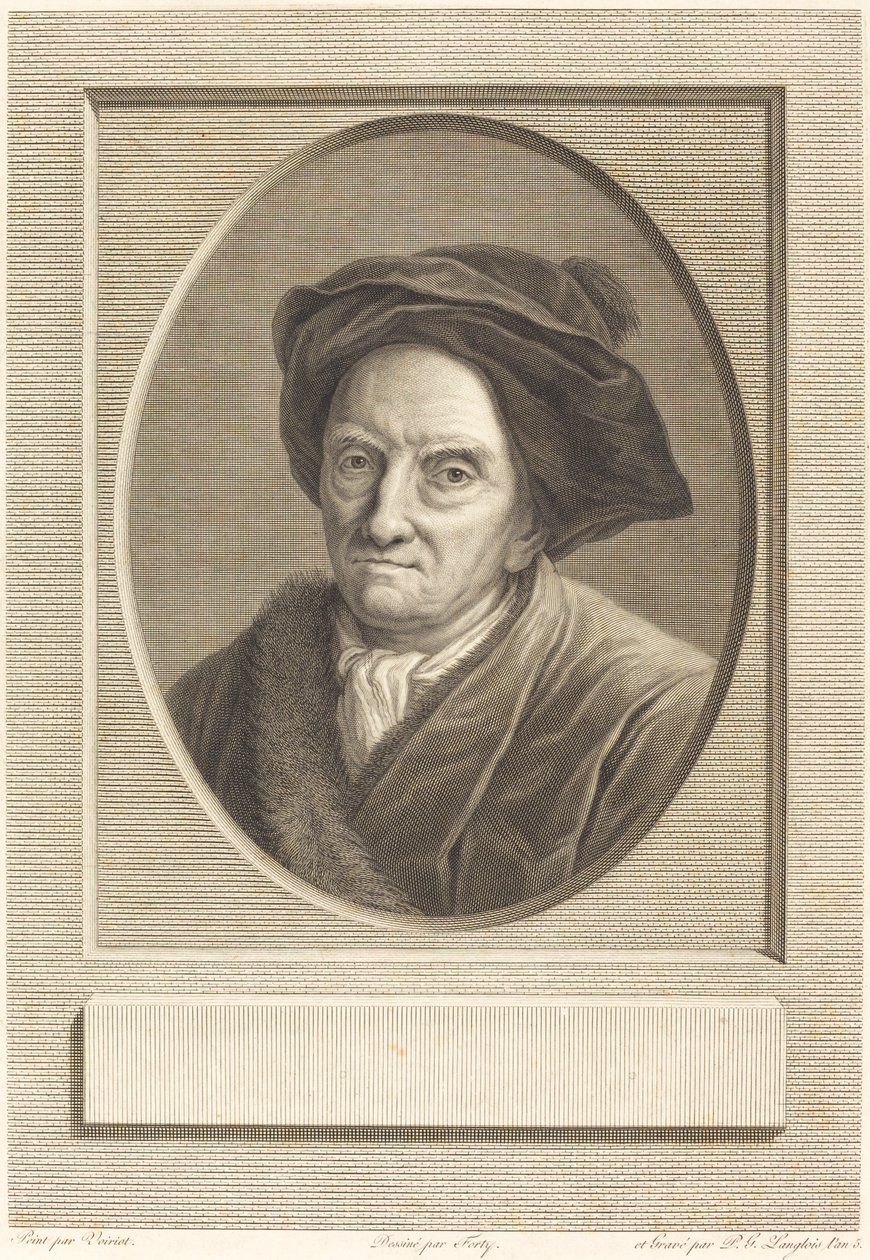 Fontenelle tekijältä Pierre Gabriel Langlois after Guillaume Voiriot after Jean Jacques Forty