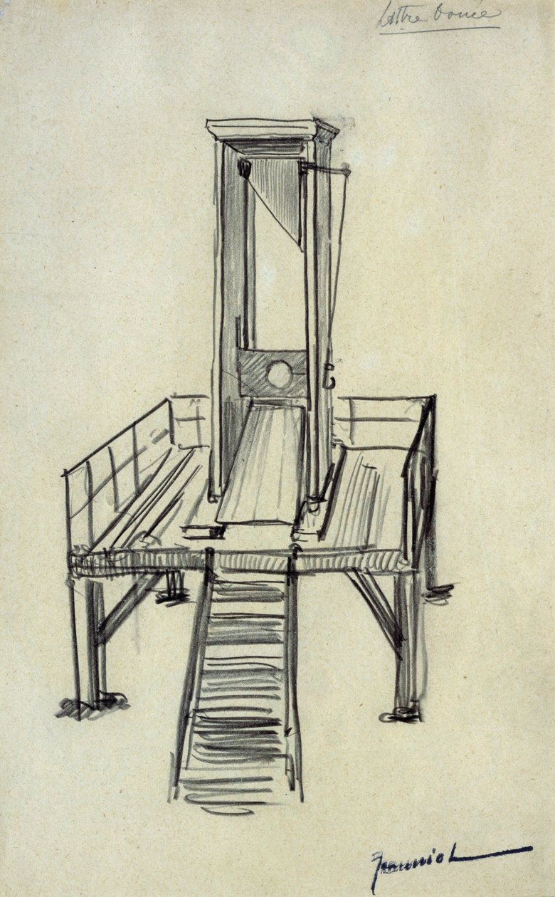 Giljotiini tekijältä Pierre Georges Jeanniot