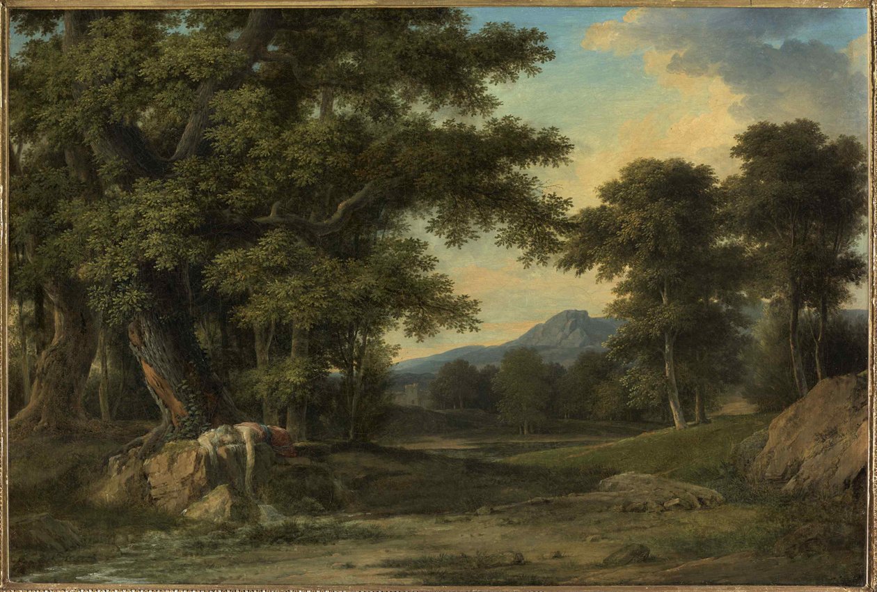 Byblis muutettiin suihkulähteeksi, 1793. tekijältä Pierre Henri de Valenciennes