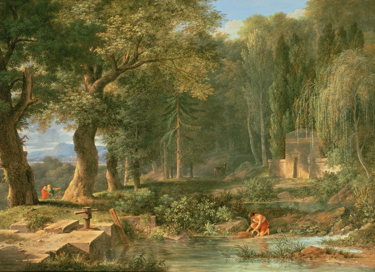 Klassinen maisema tekijältä Pierre Henri de Valenciennes