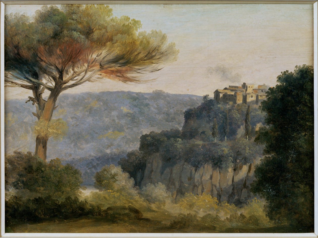 Le village de Nemi - Nemin kylä ... tekijältä Pierre Henri de Valenciennes