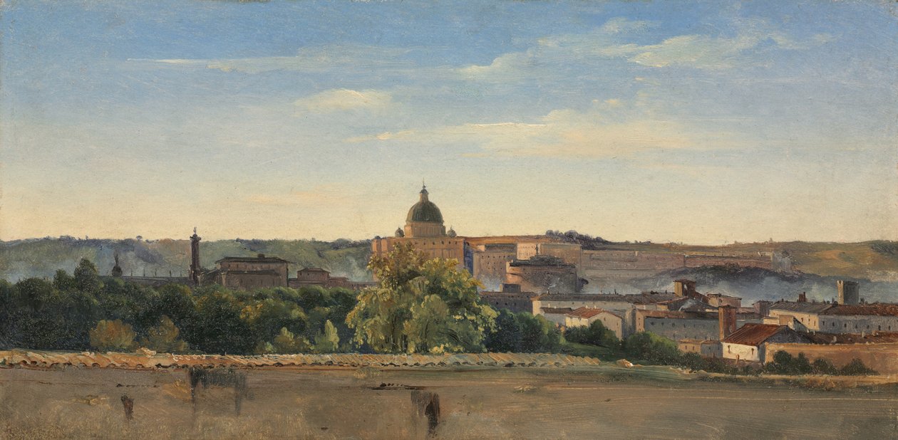 Näkymä Roomaan, n. 1782-1784 tekijältä Pierre Henri de Valenciennes