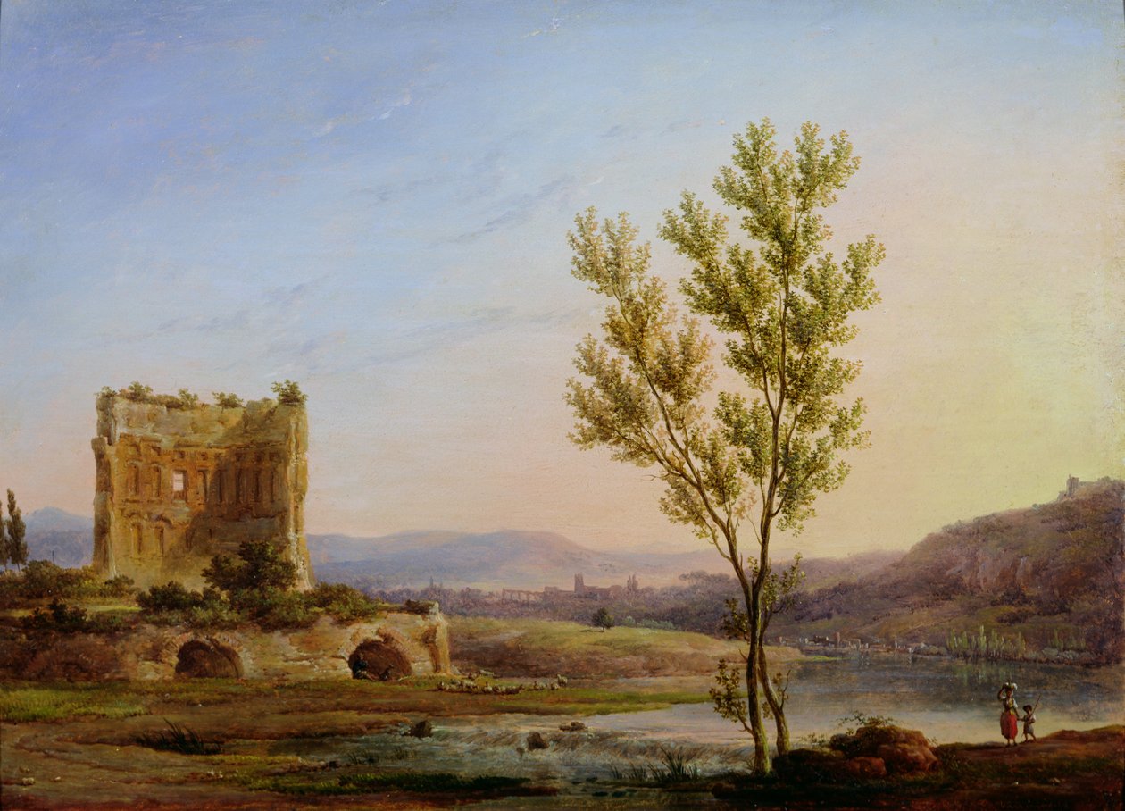 Näkymä Rooman esikaupunkialueelle tekijältä Pierre Henri de Valenciennes