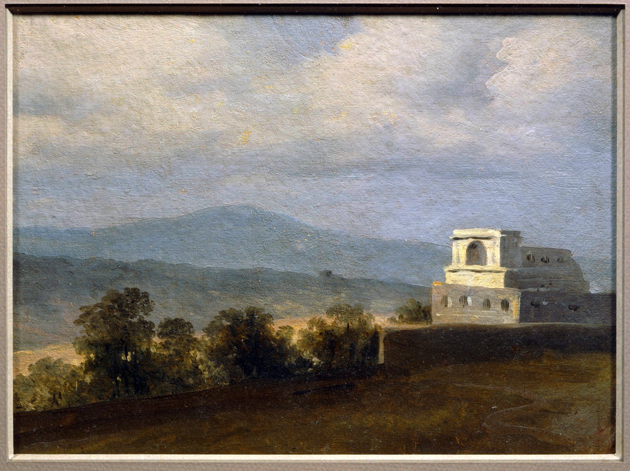 i€ la villa Borghèse: paviljonki - Pavillon Villa Borghèsen alueella ... tekijältä Pierre Henri de Valenciennes
