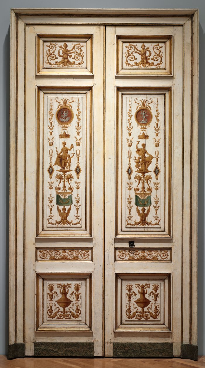 Kaksilehtiset ovet, 1790-luku tekijältä Pierre II Rousseau