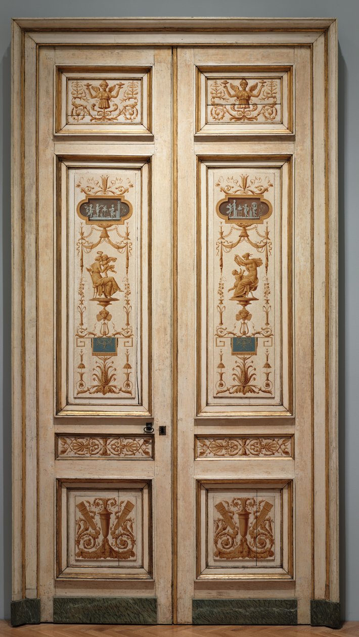 Kaksilehtiset ovet, 1790-luku tekijältä Pierre II Rousseau