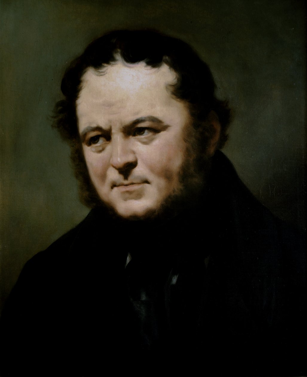 STENDHAL, Muotokuva 1839 (öljy kankaalle) tekijältä Pierre Joseph Dedreux Dorcy