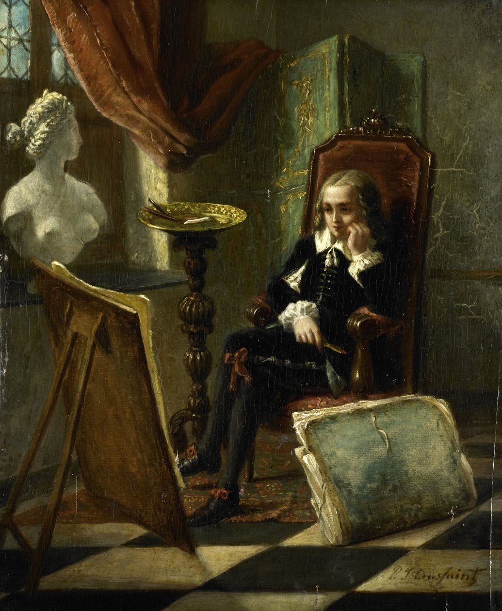 Nuori taidemaalari tekijältä Pierre Joseph Toussaint