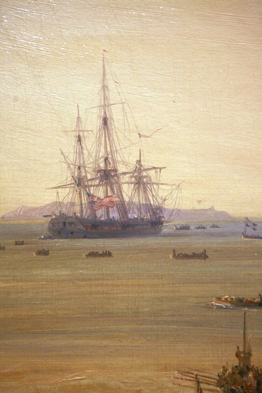 Ranska: Combat du Grand Port, 23. elokuuta 1810. tekijältä Pierre Julien Gilbert