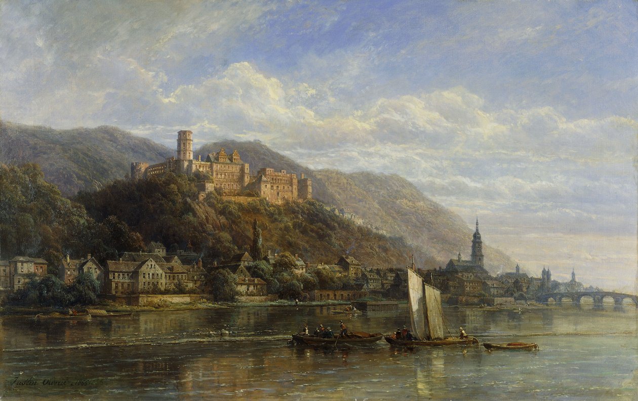 Heidelberg, 1866 tekijältä Pierre Justin Ouvrie