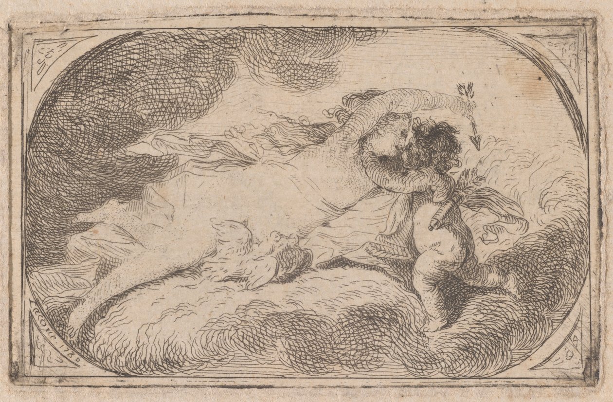Venus ja Cupid tekijältä Pierre Lacour the Elder