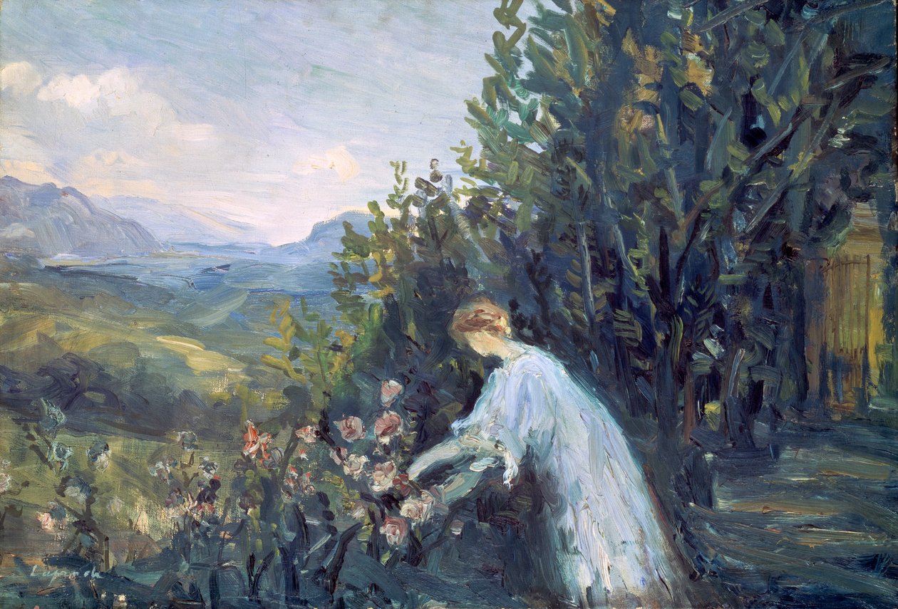 Lady in the Garden, 1909-1911. tekijältä Pierre Laprade