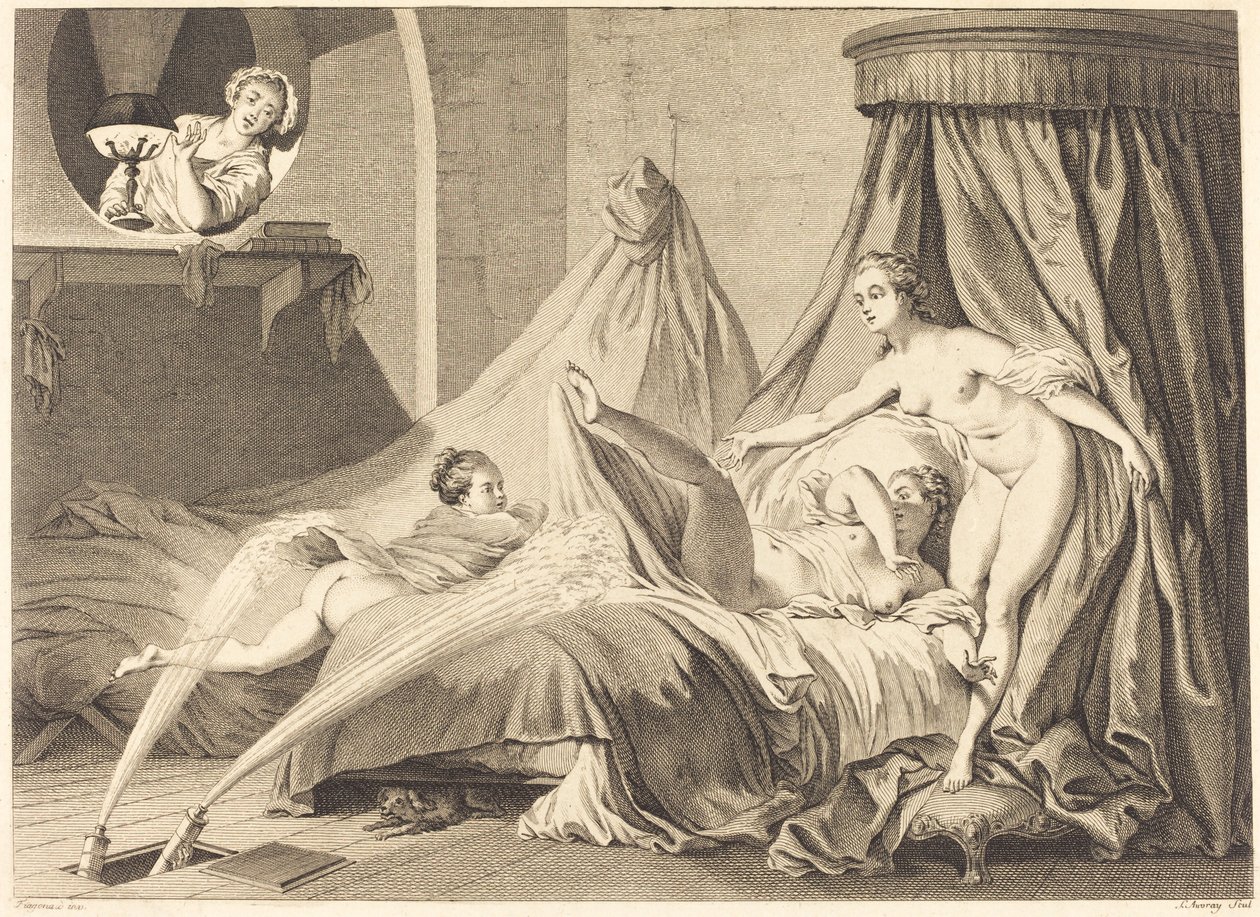 Vesilaitos tekijältä Pierre Laurent Auvray after Jean Honoré Fragonard