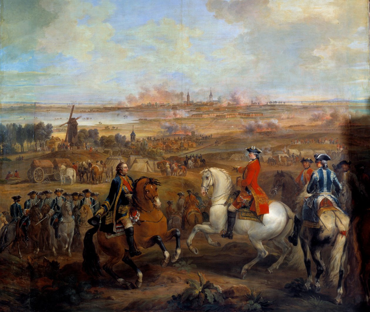 Flanderin kampanja (1745-1747): "" Meninin vangitseminen, 4. kesäkuuta tekijältä Pierre Lenfant