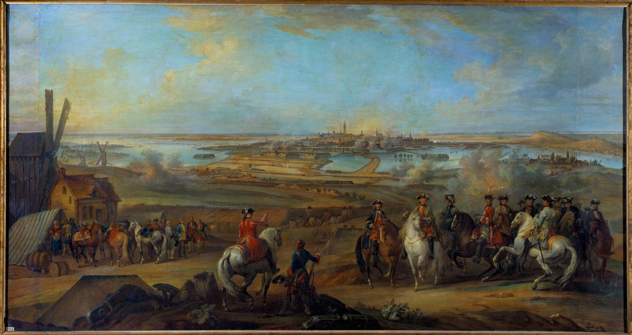 Flanderin kampanja (1745-1747): "" Kuningas Ludvig XV (1710-1774) Monsin kotipaikalla Hainaut