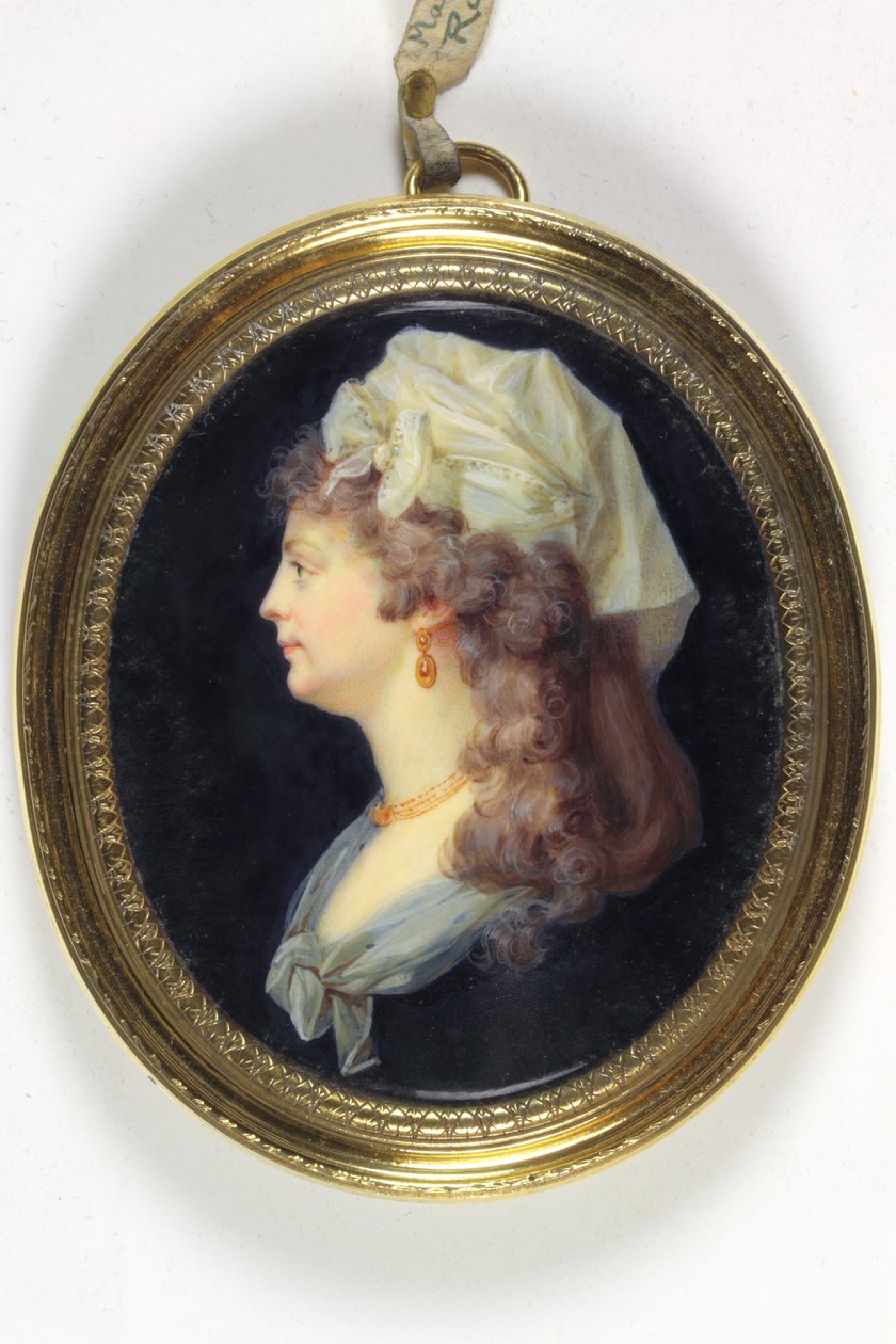 Nainen nimeltä Marie-Jeanne Philippon, Madame Roland (emali) tekijältä Pierre Louis Bouvier