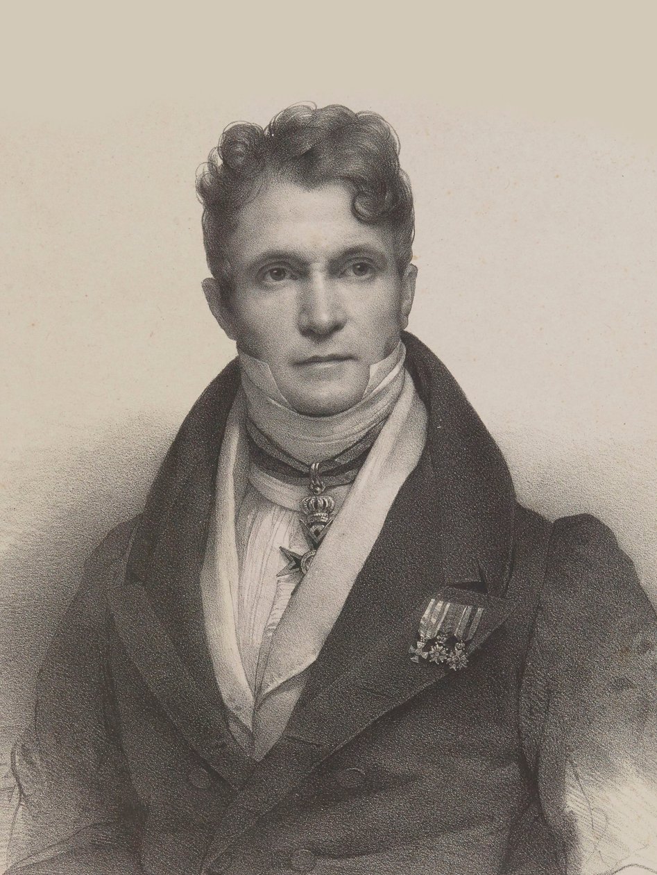 Retrat del director i compositor Gaspare Spontini 1774-1851, 1830. finlandès tekijältä Pierre Louis Henri Grevedon