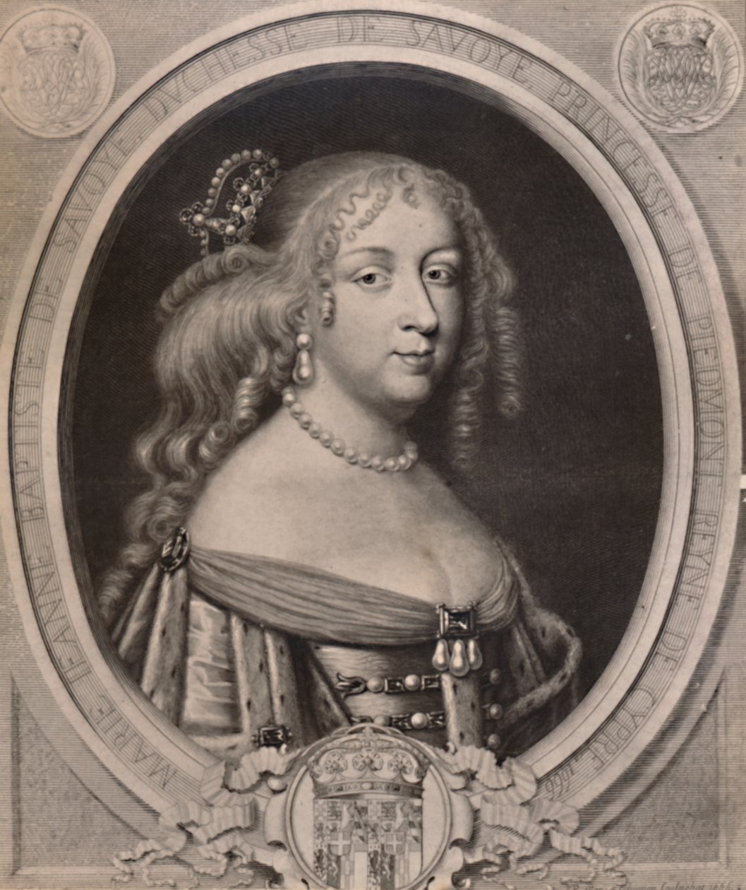 Marie Jeanne Baptiste, Savoyn herttuatar, 1600-luvun loppu 1894 tekijältä Pierre Louis van Schuppen