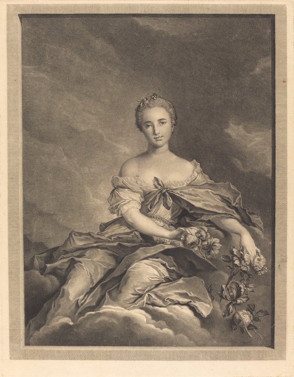 Floren poika vipu tekijältä Pierre Maleuvre after Jean Marc Nattier
