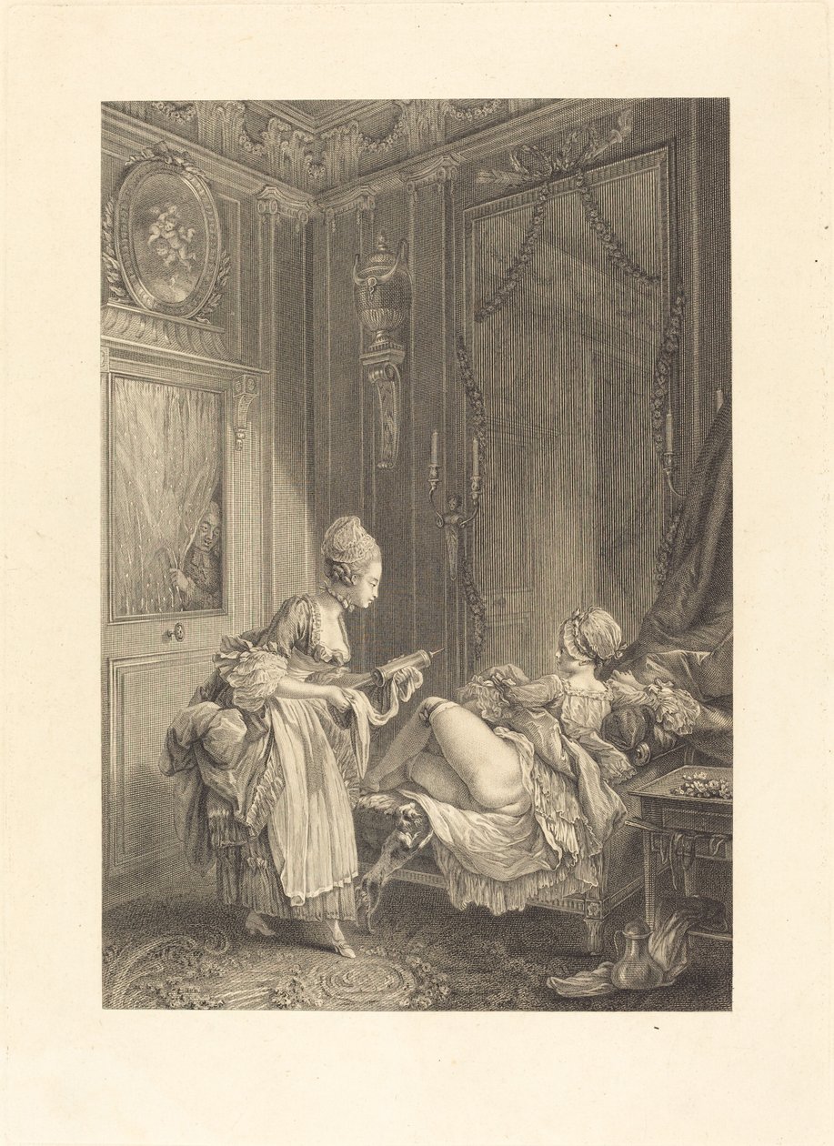 Utelias tekijältä Pierre Maleuvre after Pierre Antoine Baudouin