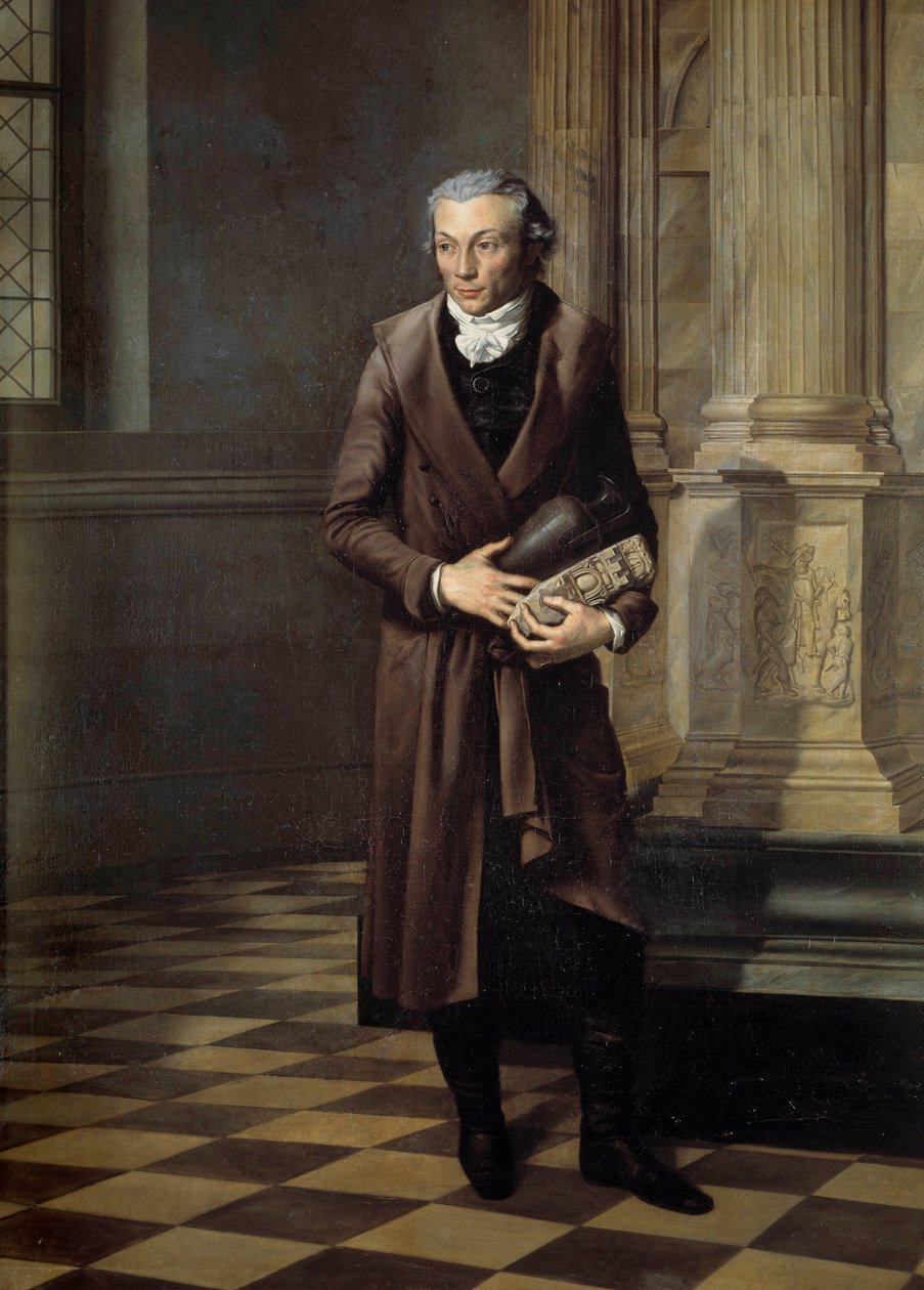 Alexandre Lenoirin (1761-1839) muotokuva Français museon kuraattorista Pierre M. Delafontaine (1774-1860) maalaus 1802 su. 2,20 x 1,61 m - Alexandre Lenoirin (1761-1839), ranskalaisten monumenttien museon kuraattorin muotokuva. Maalaus tekijältä Pierre Maximilien Delafontaine