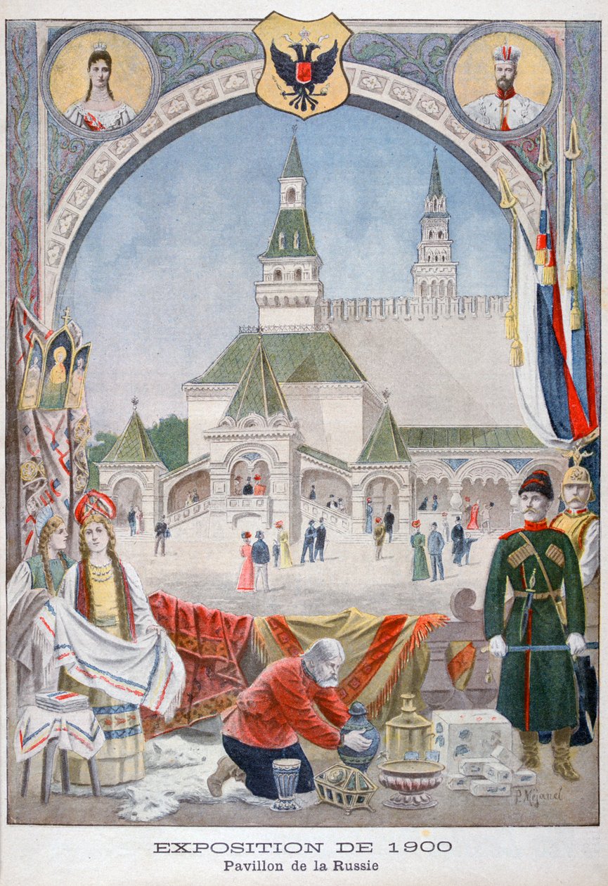 Venäjän paviljonki vuoden 1900 yleisnäyttelyssä, Pariisi, 1900 tekijältä Pierre Mejanel