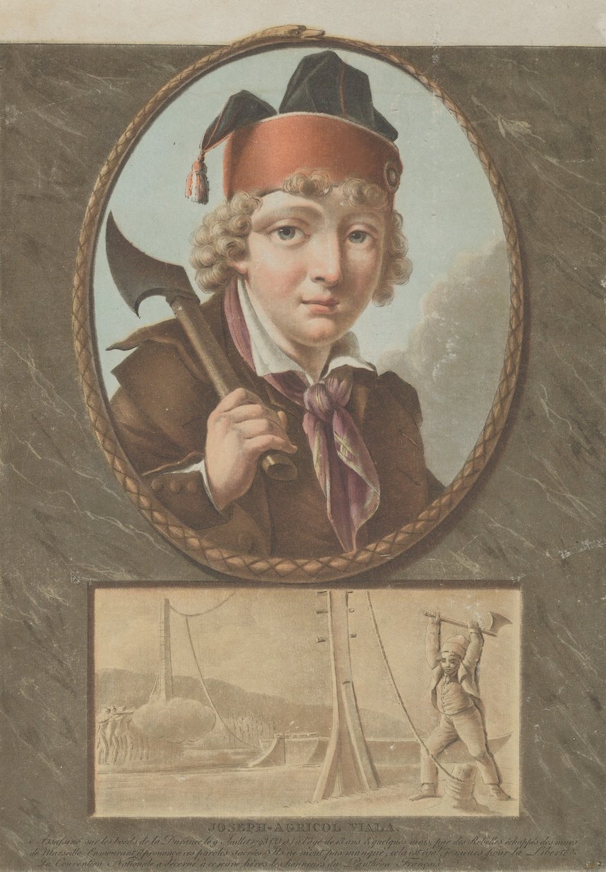 Joseph-Agricol Viala, Sabletin jälkeen, n. 1795. tekijältä Pierre Michel Alix