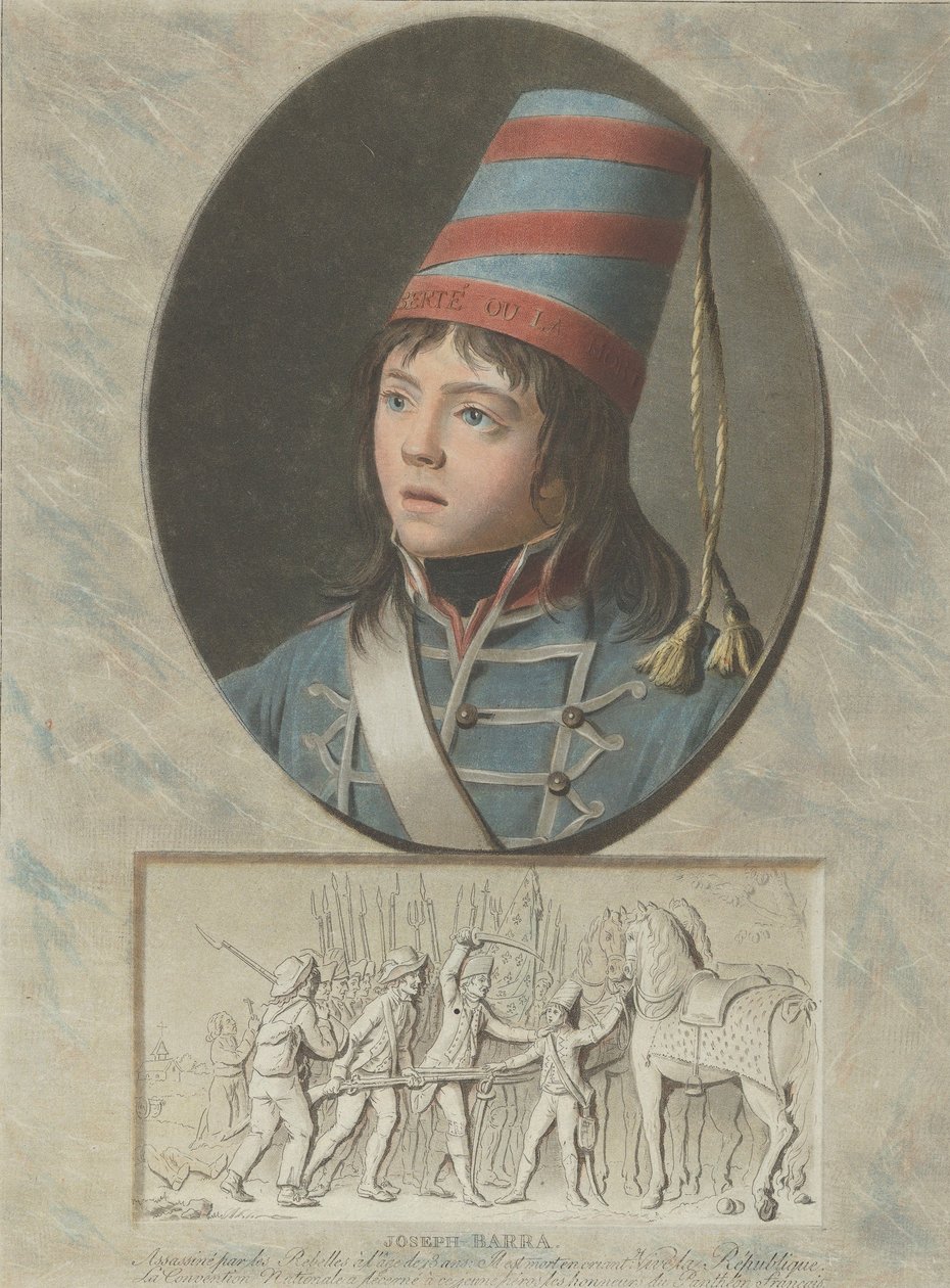 Joseph Barra F. Garnereyn jälkeen, n. 1795. tekijältä Pierre Michel Alix