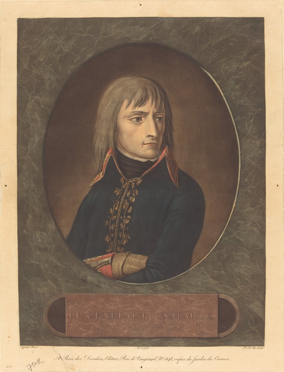 Napoleon Italian armeijan kenraalina, 1798. tekijältä Pierre Michel Alix