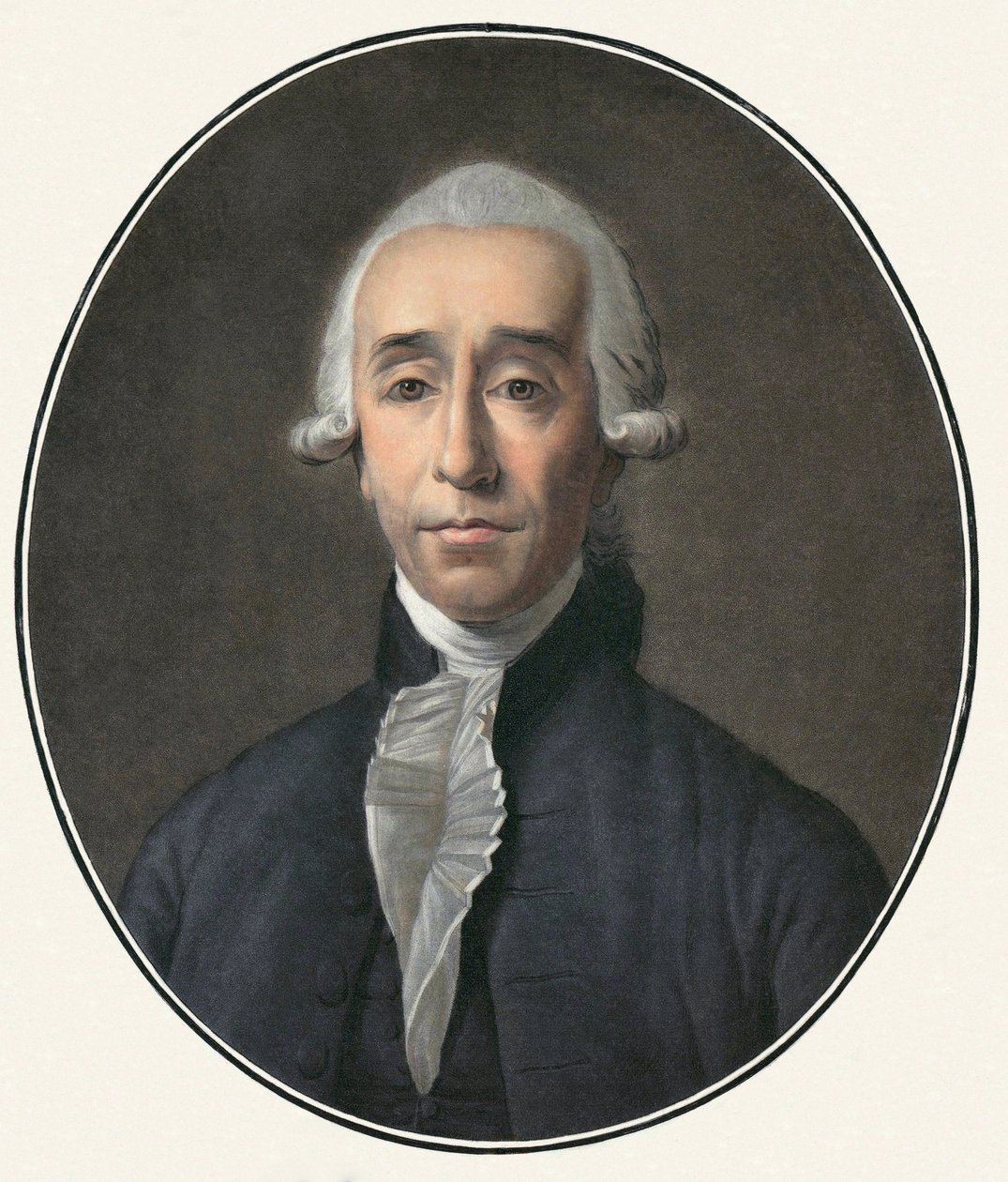 Jean Sylvain Baillyn (1736-1793), ranskalaisen tiedemiehen, poliitikon muotokuva - Pierre-Michel Alixin (1762-1817) kaiverrus tekijältä Pierre Michel Alix