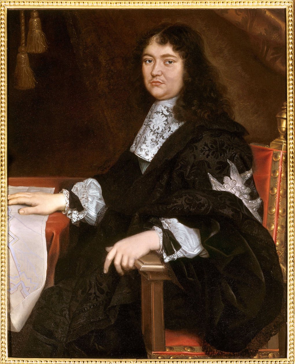 François Michel Le Tellierin muotokuva, markiisi de Louvois 1641-1691, 1600-luvun toinen puoli tekijältä Pierre Mignard