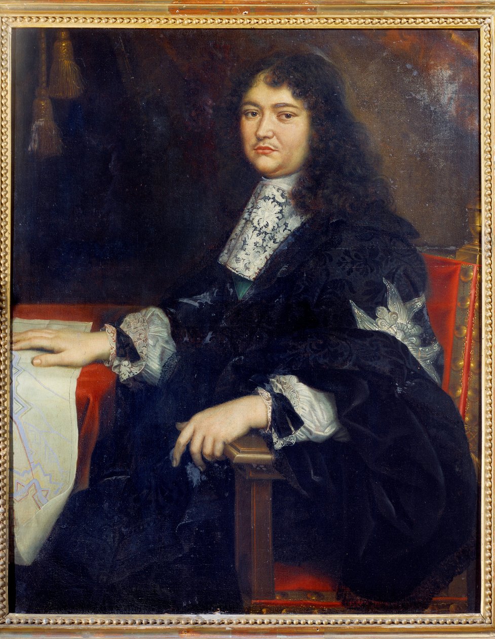 Michel Le Tellierin muotokuva, markiisi de Louvois (1641-1691) Pierre Mignardin (1612-1695) maalaus 1600-luvulta Reims, Musee des Beaux Arts tekijältä Pierre Mignard