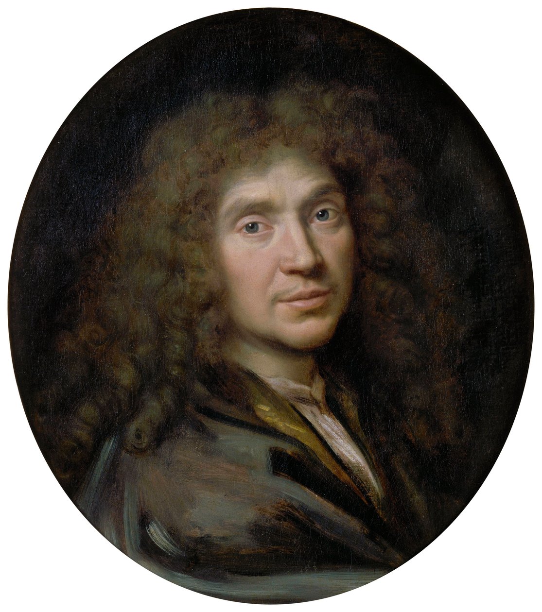 Kirjailija Moliéren muotokuva 1622-1673, noin 1658 tekijältä Pierre Mignard
