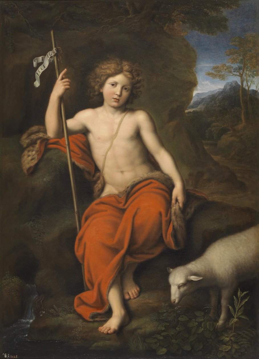Pyhä Johannes Kastaja tekijältä Pierre Mignard
