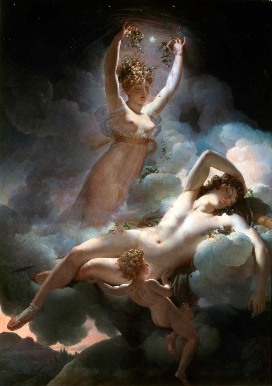 Aurora ja Cephalus, 1811. tekijältä Pierre Narcisse Guerin