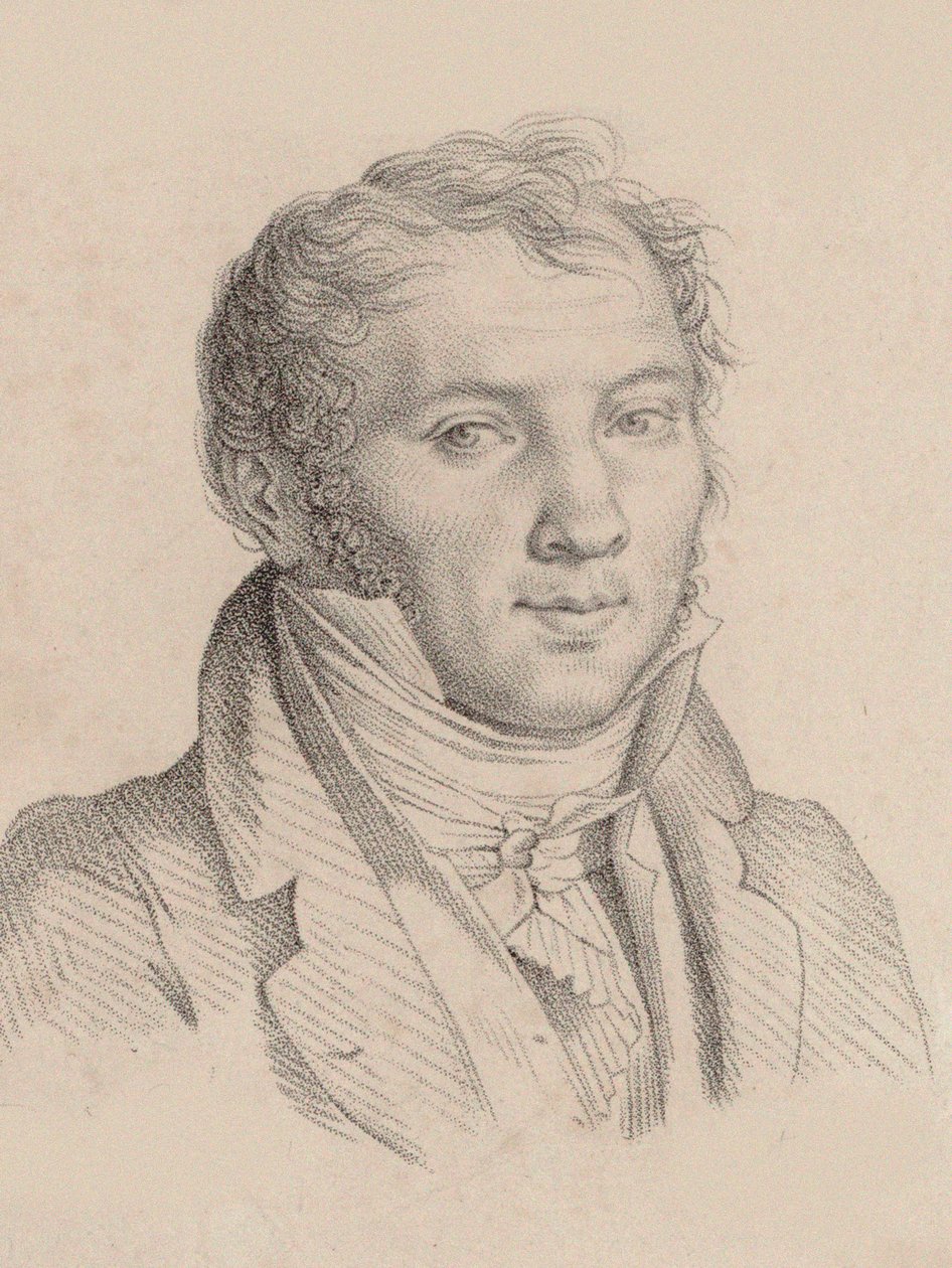 Muotokuva viulisti ja säveltäjä Louis-Luc Loiseau de Persuis 1769-1819, 1811. tekijältä Pierre Narcisse Guérin Baron